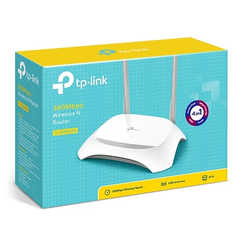 Repetidor de roteadores Wi-Fi TPLINK Rede 300M Firmware em inglês Roteador WiFi